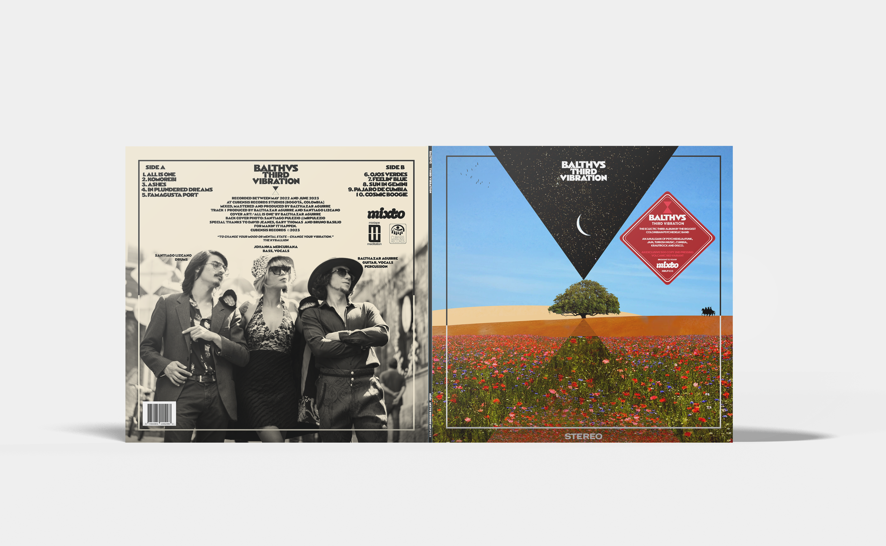 BALTHVS - THIRD VIBRATION VOLCANIC RED LIMITED EDITION VINYL