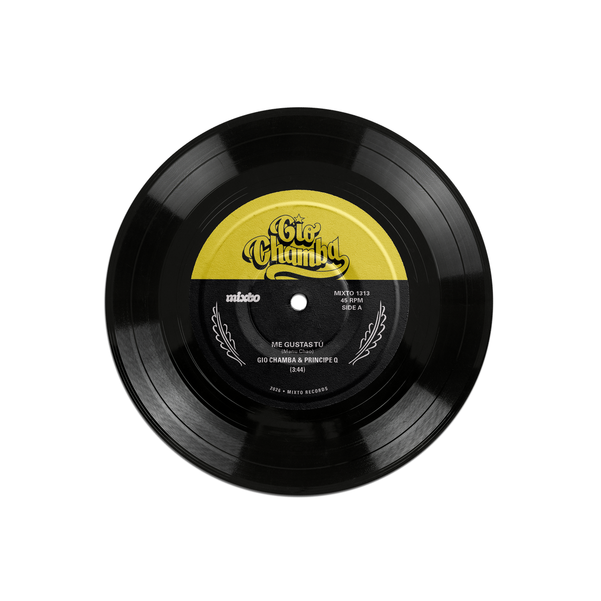 GIO CHAMBA "Me Gustas Tú b/w Redbone" (Limited Edition 7" Black Vinyl)