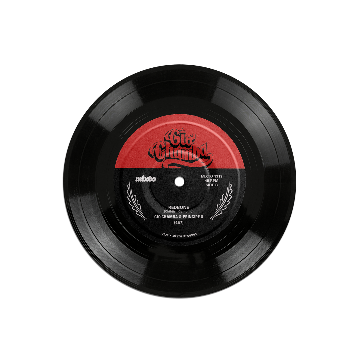 GIO CHAMBA "Me Gustas Tú b/w Redbone" (Limited Edition 7" Black Vinyl)