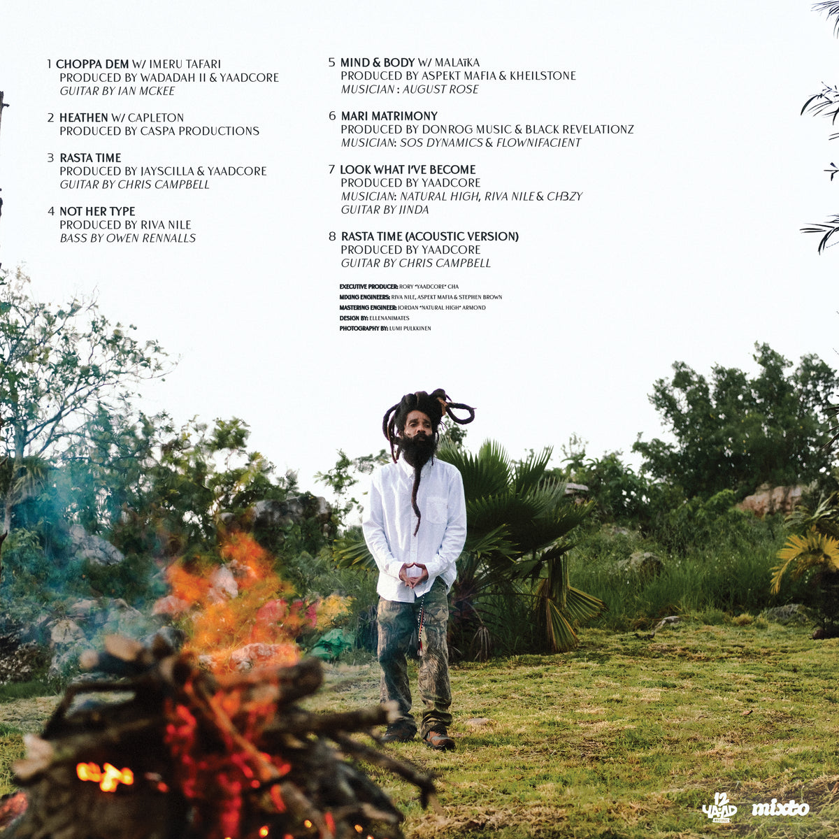 Yaadcore - Rasta Time EP 12" (Green Vinyl)