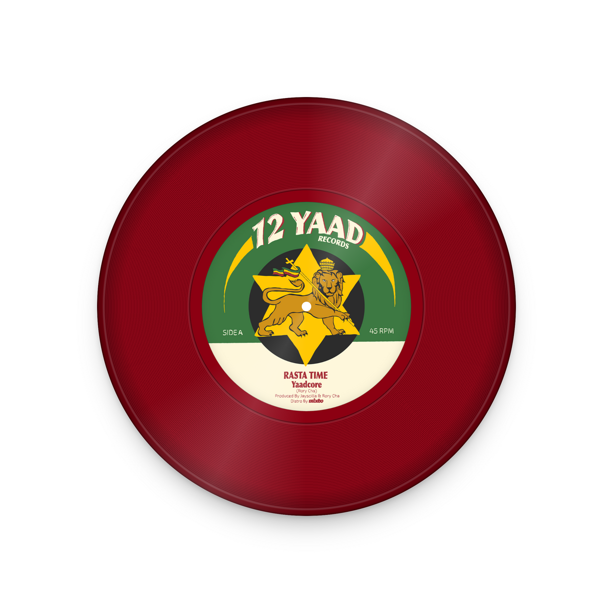 Yaadcore - Rasta Time 7" (Red Vinyl)